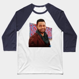 Cuba Gooding Jr. - An illustration by Paul Cemmick Baseball T-Shirt